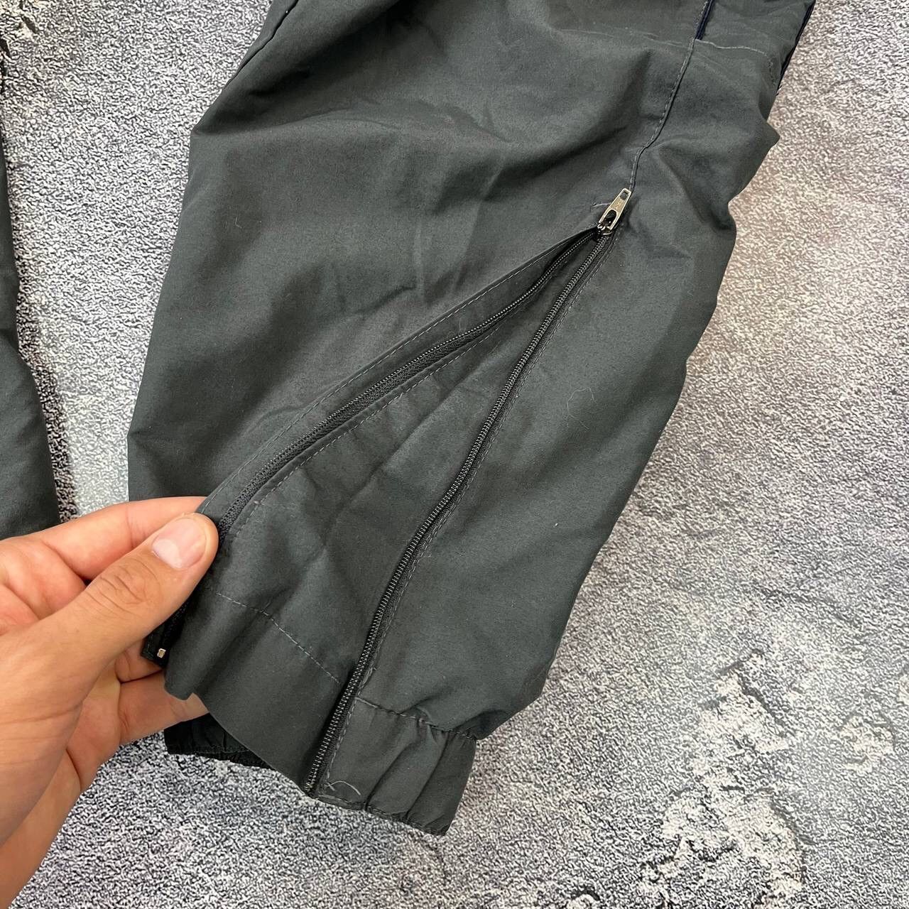 Nike Vintage Y2K Style Nike Swoosh Blue Drill Nylon Pants Joggers Size US 33 - 3 Thumbnail