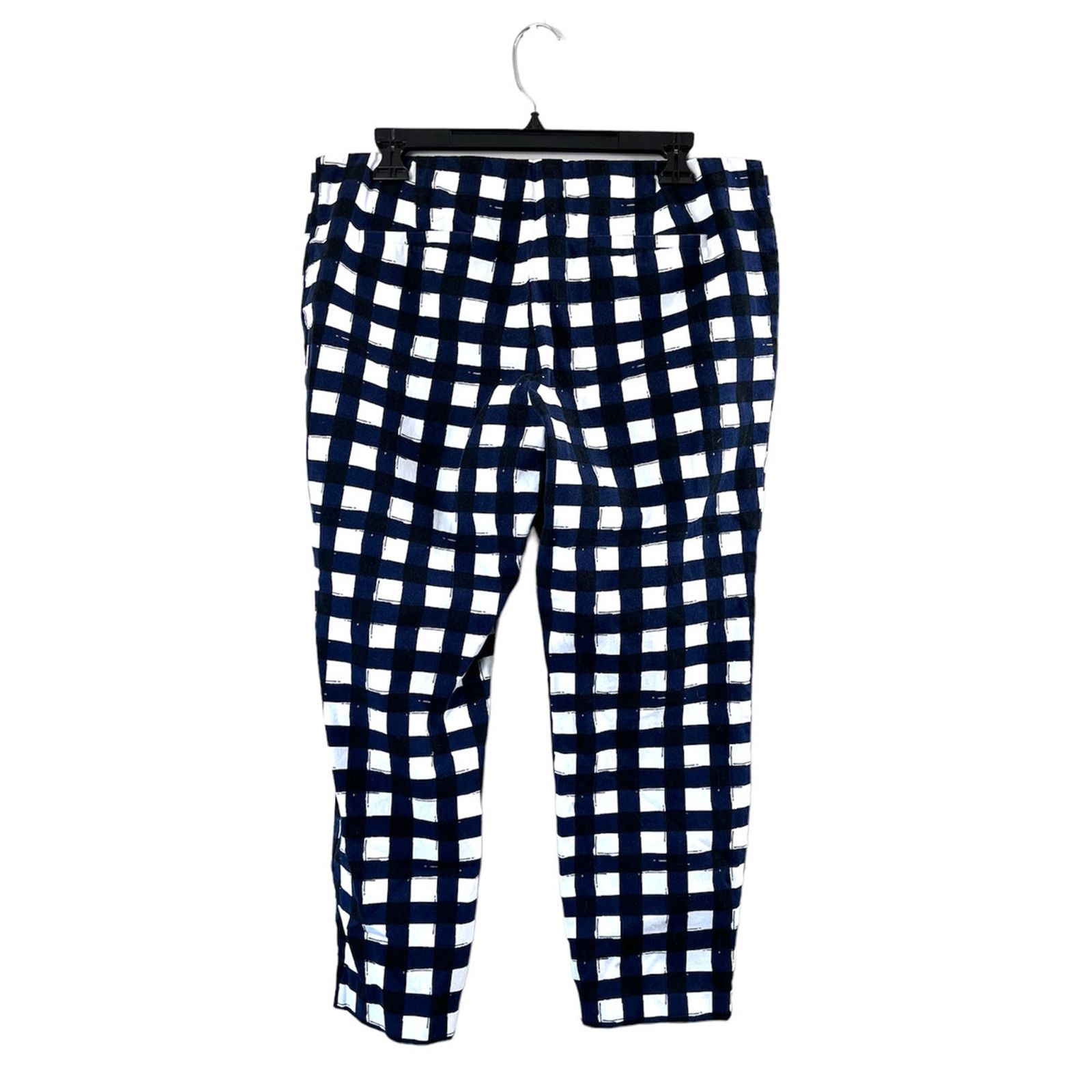Alfani Women's Plaid Alfani Business Slacks 12 Size 34" / US 12 / IT 48 - 2 Thumbnail