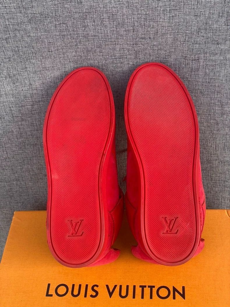 Louis Vuitton Kanye West x Louis Vuitton Red Sneakers -2505 Size US 8 / EU 41 - 6 Thumbnail