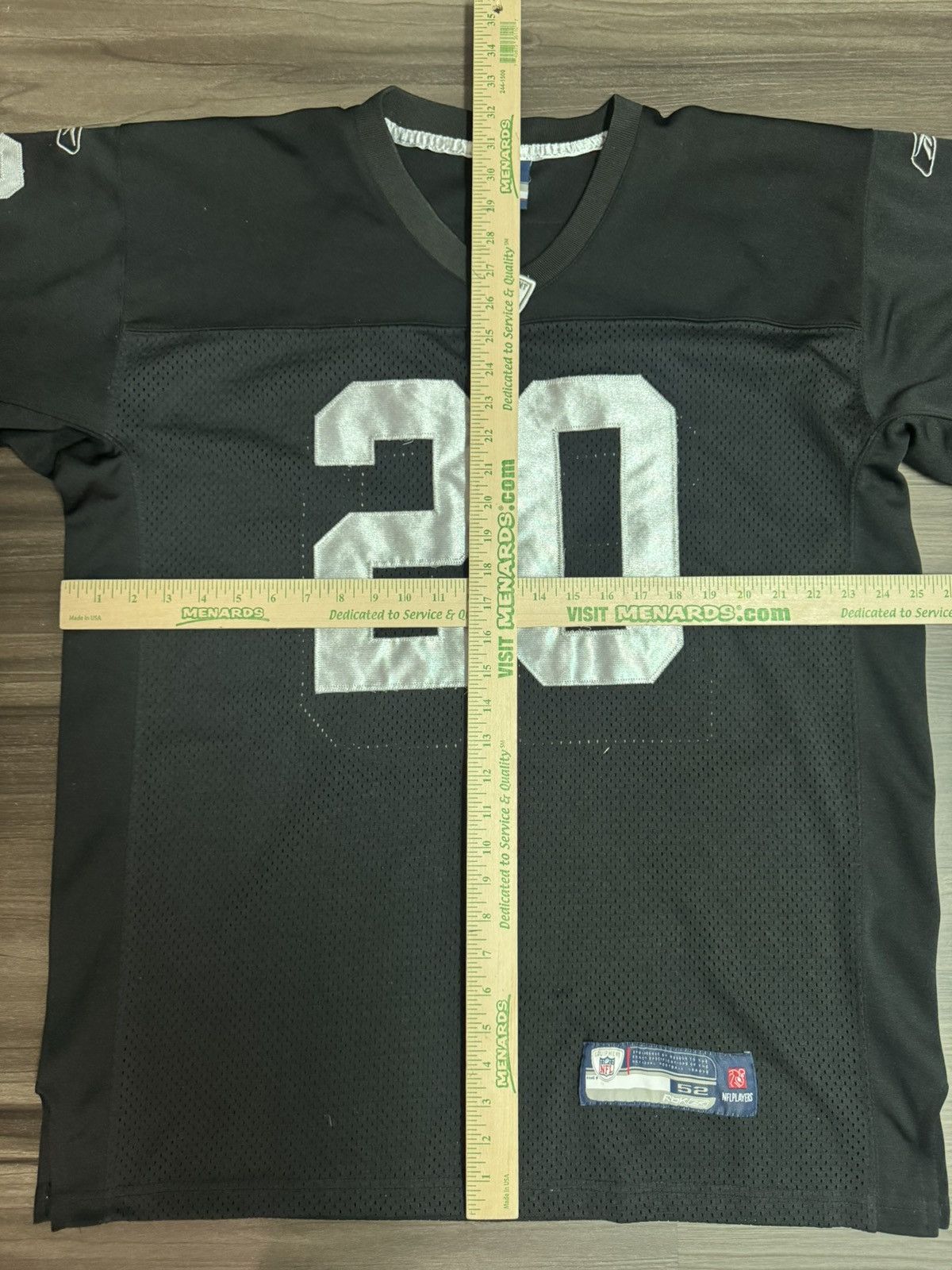 Reebok Oakland Raiders Darren McFadden #20 NFL Home Stitched Jersey Size US XL / EU 56 / 4 - 6 Thumbnail