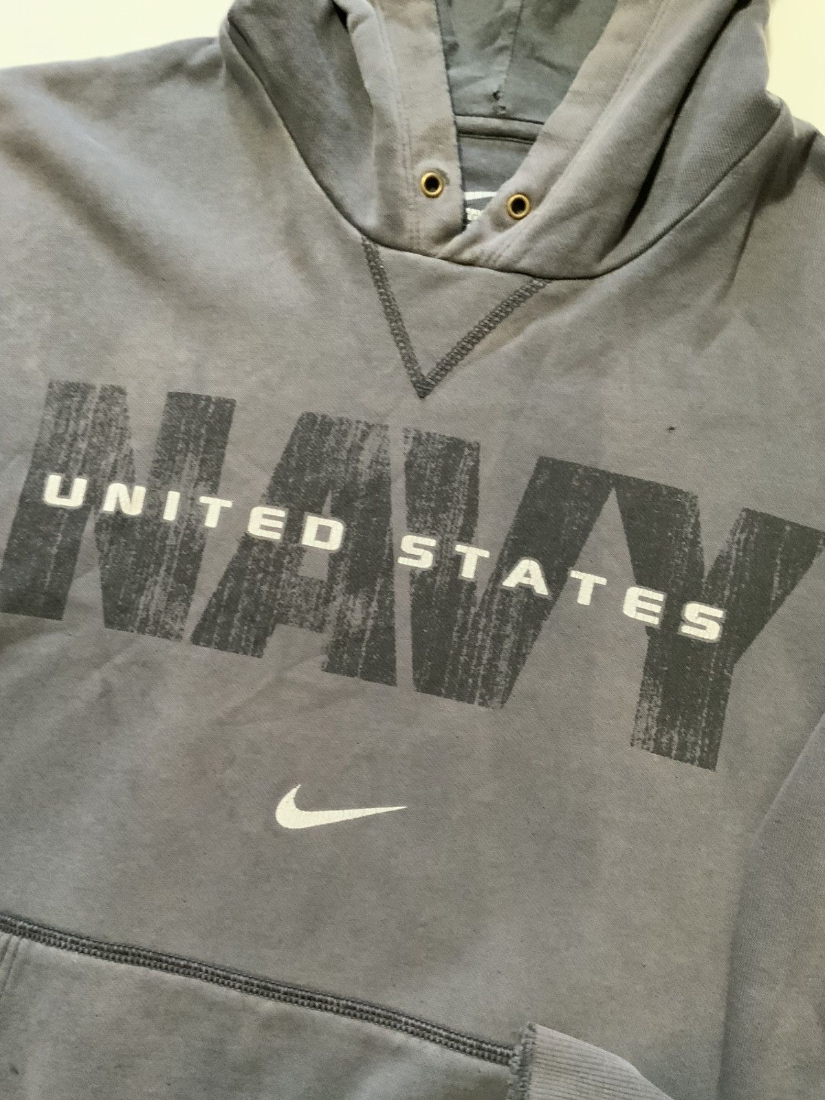 Nike Nike USN United States Navy Center Swoosh Pullover Hoodie Size US M / EU 48-50 / 2 - 6 Thumbnail