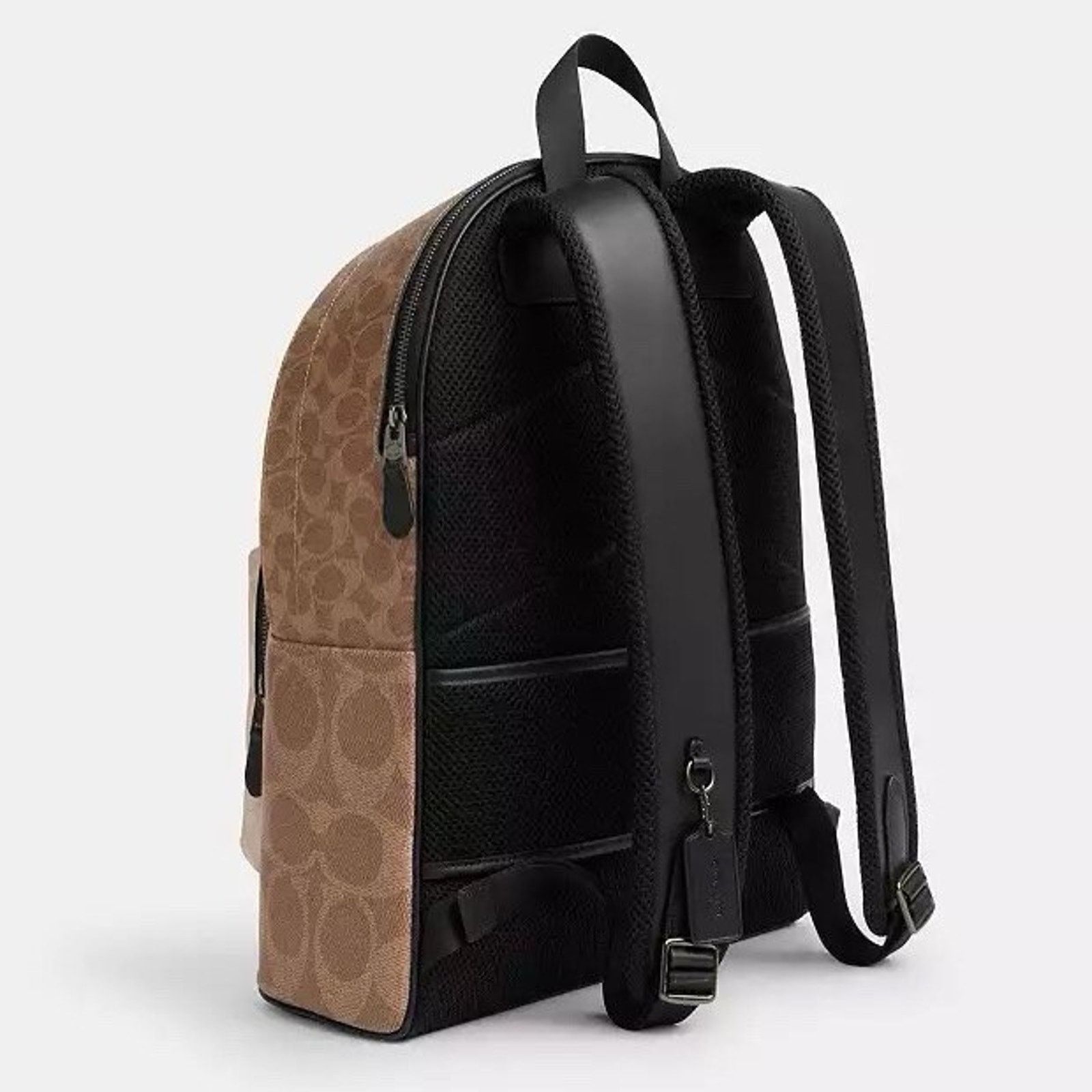 Coach NWT Coach Men’s West Backpack Signature CAB59 Sand/Tan Size ONE SIZE - 9 Thumbnail