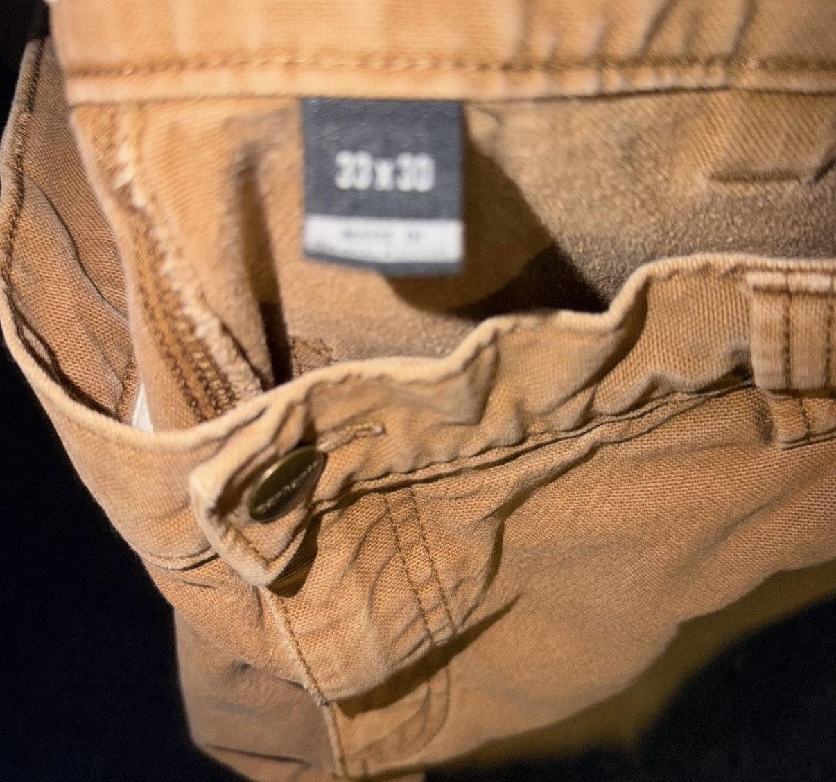 Carhartt Brown Carhartt pant 33x30 Size US 33 - 3 Thumbnail