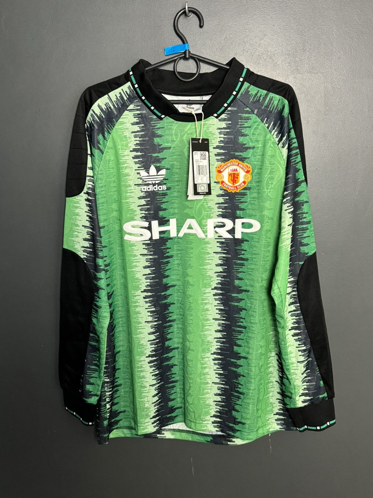 Adidas Adidas Originals Manchester United 90/92 Goalkeeper Jersey Size US M / EU 48-50 / 2 - 1 Thumbnail