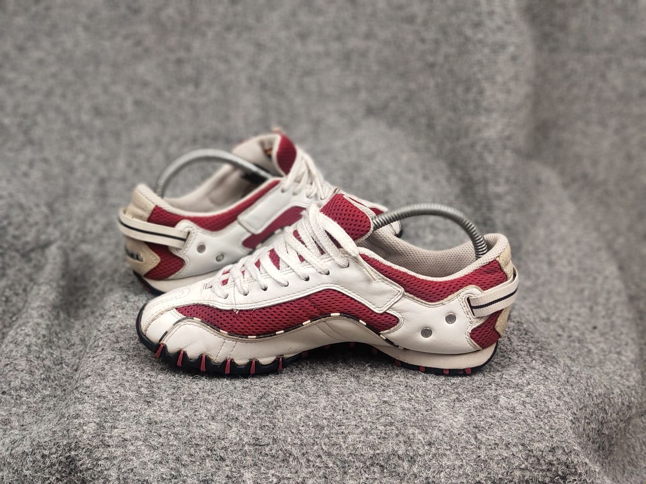 Rare Vintage Diesel Y2K Style Colorful Red Logo Sneakers