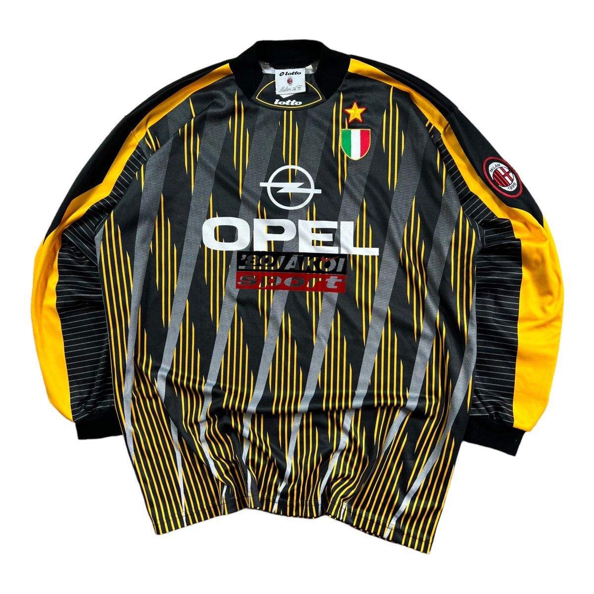 LOTTO AC MILAN LS LONG GOALIE GK 1997 outlet ROSSI XL CALCIO ORIGINAL JERSEY SHIRT