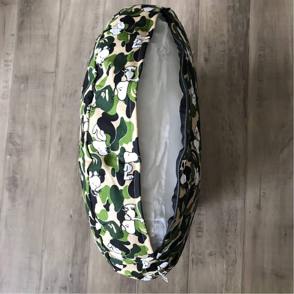 Bape × Peanuts BAPE × Snoopy ABC camo green Big Cushion a bathing ape Size ONE SIZE - 4 Thumbnail