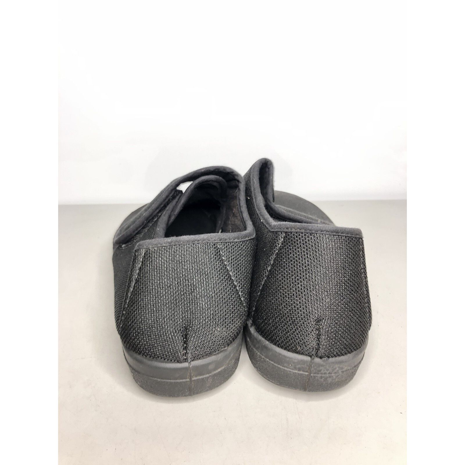 NADA Napa Flex Black Fabric Textile Comfort Flat Strap Shoes Wome Size US 10.5 / IT 40.5 - 5 Thumbnail