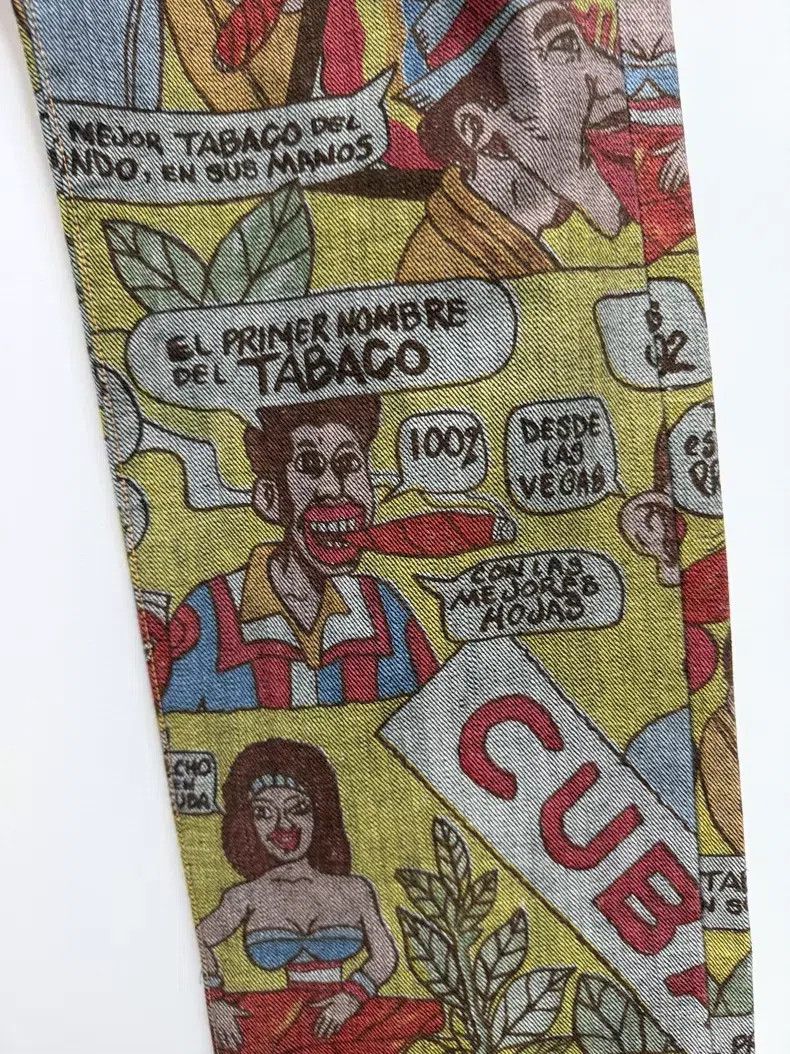 Comme des Garcons Comme Des Garcons size S Cuba Themed Denim Pants Size US 27 - 5 Thumbnail