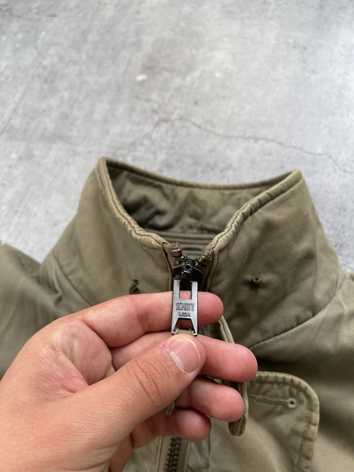 Other Vintage Schoot NYC Military USA Multi Pocket Jacket Size US XL / EU 56 / 4 - 18 Thumbnail