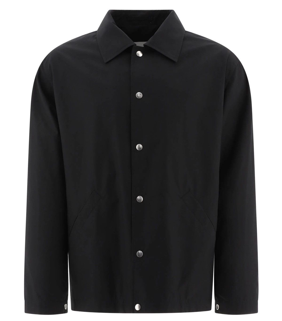Jil Sander Logo Graphic Cotton Coach's Jacket Size US M / EU 48-50 / 2 - 2 Thumbnail