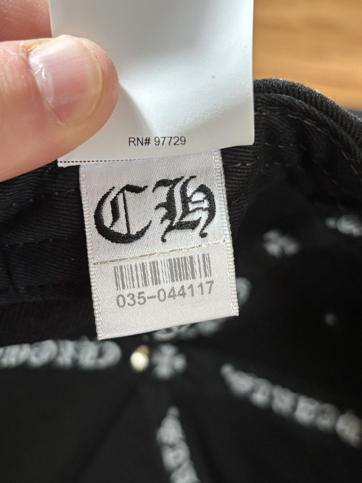 Chrome Hearts Chrome Hearts RS3 Baseball Hat Size ONE SIZE - 7 Thumbnail