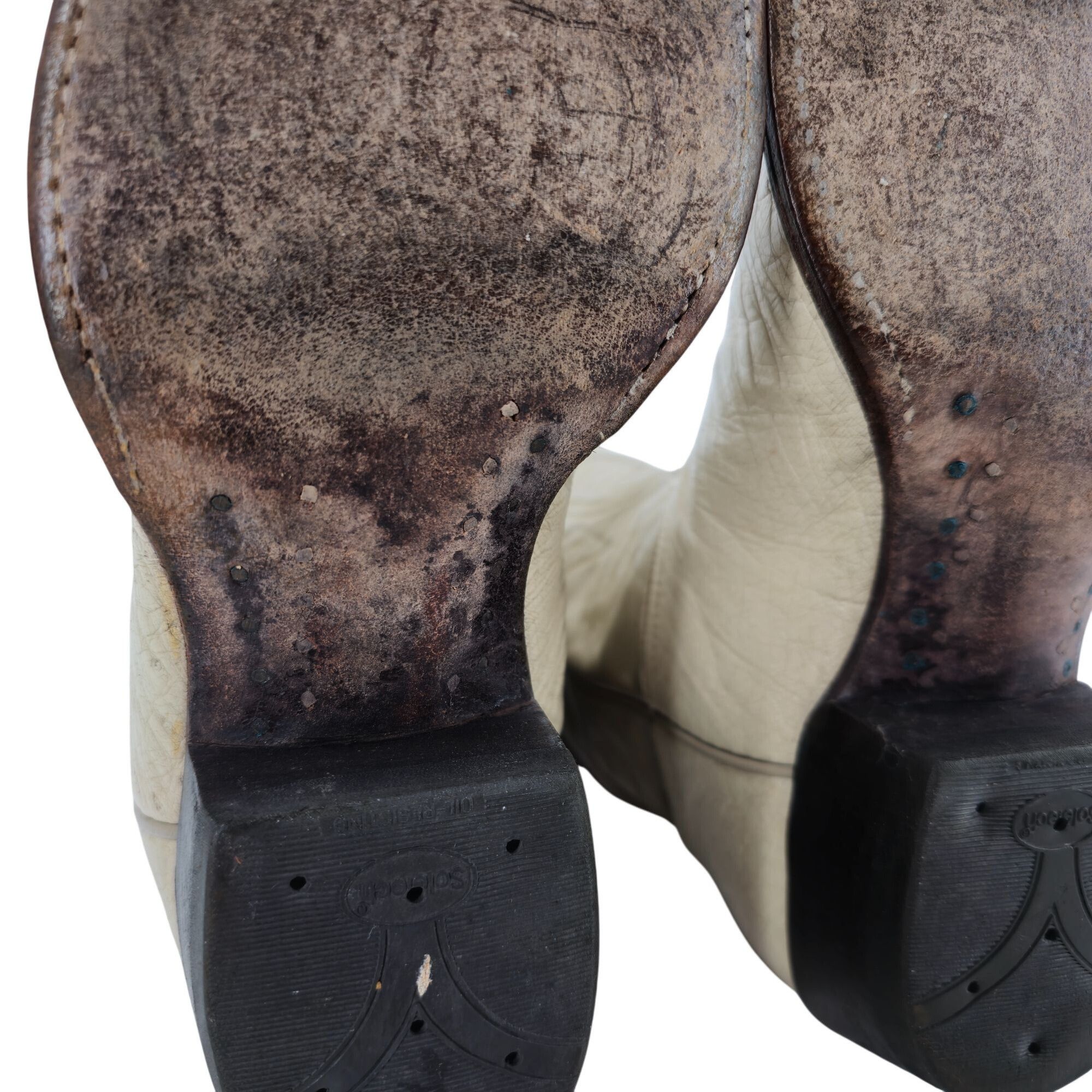 Tony Lama Tony Lama Exotic Ostrich Men Size 9.5D Cream Beige Leather Size US 9.5 / EU 42-43 - 14 Thumbnail