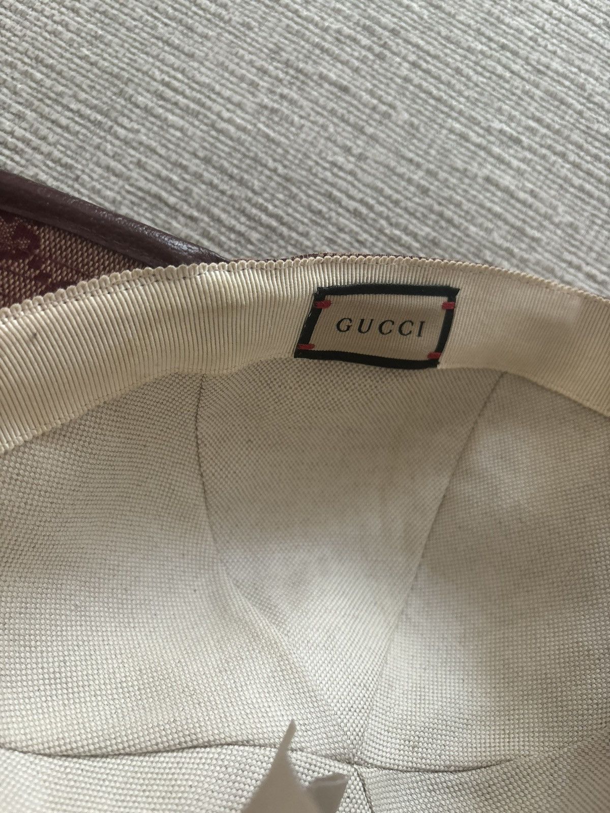 Gucci Burgandy Gucci Hat Size ONE SIZE - 3 Thumbnail