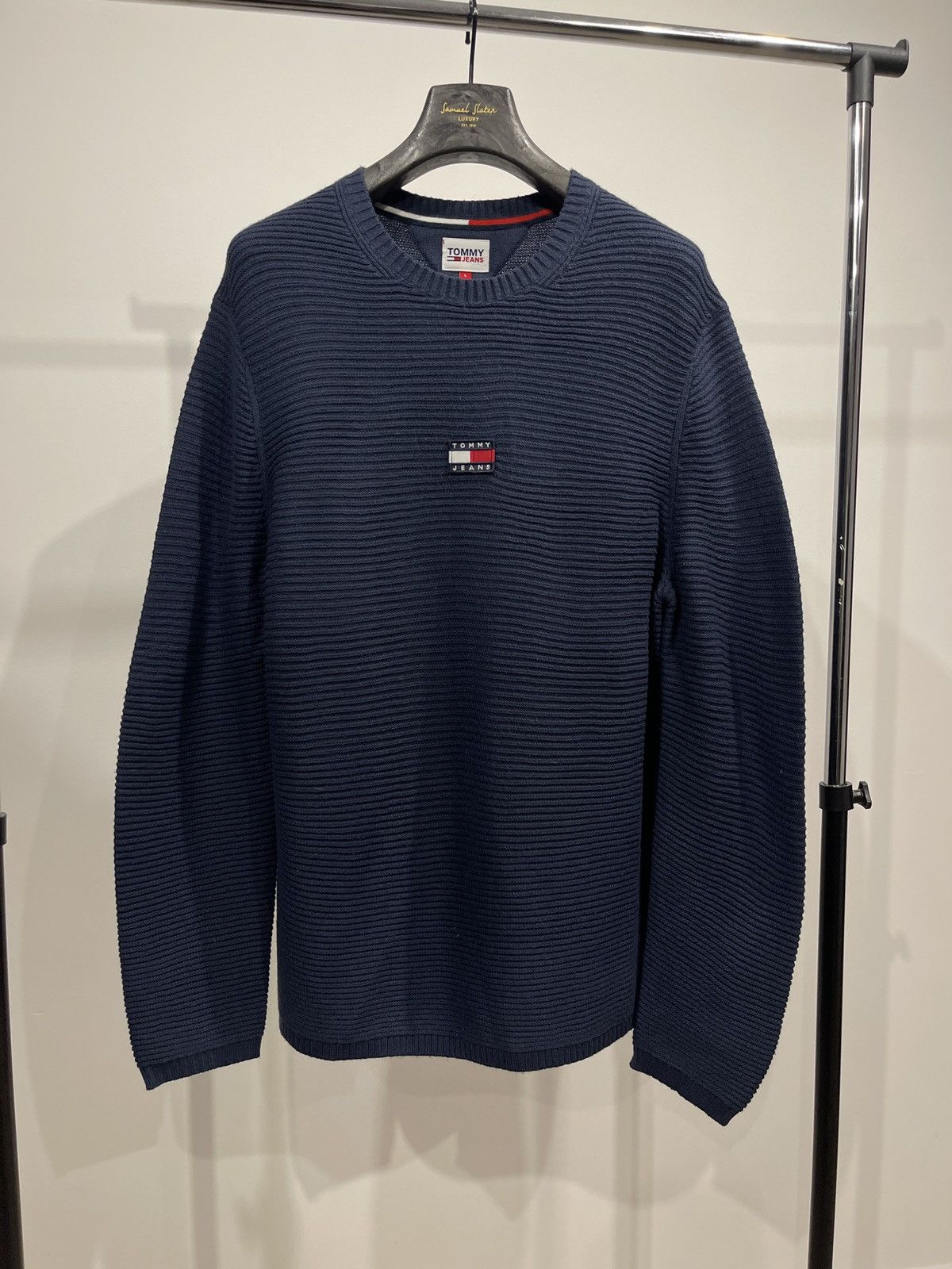 Tommy Hilfiger Tommy Hilfiger blue sweater sweatshirt logo Size US L / EU 52-54 / 3 - 1 Thumbnail