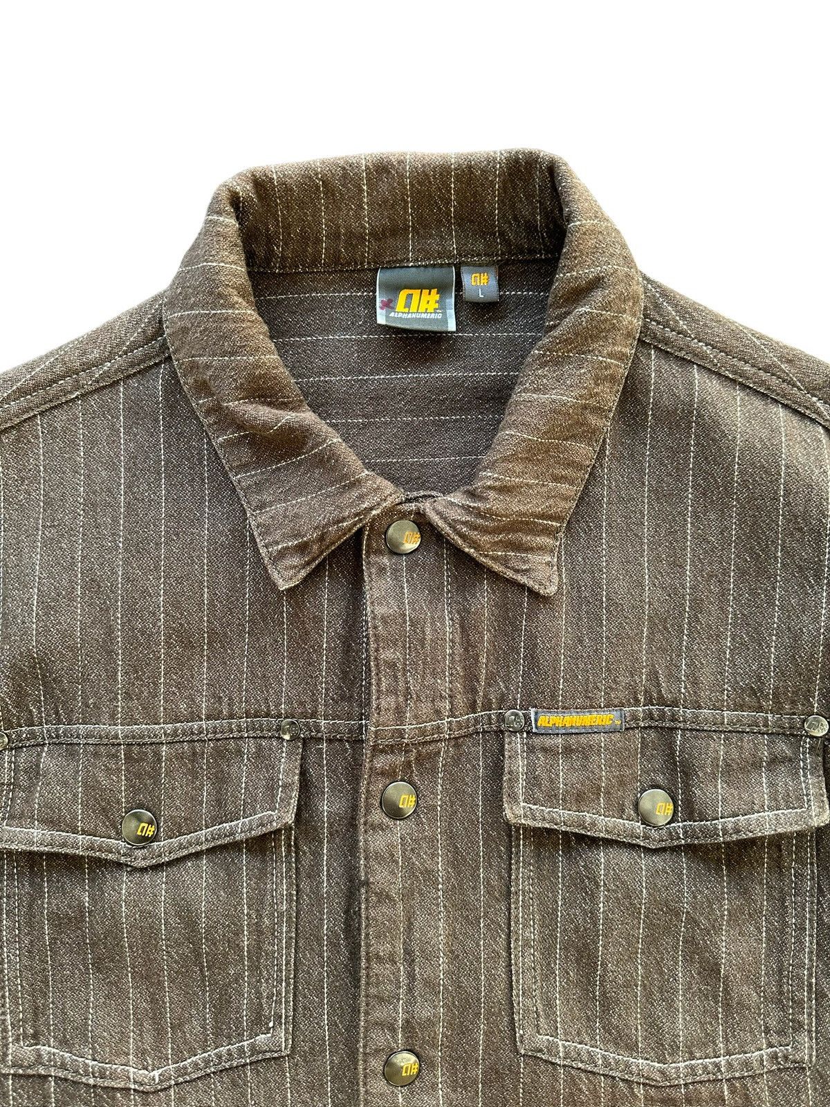 Alphanumeric × Vintage 2000s Alphanumeric Wabash trucker denim Size US L / EU 52-54 / 3 - 4 Thumbnail