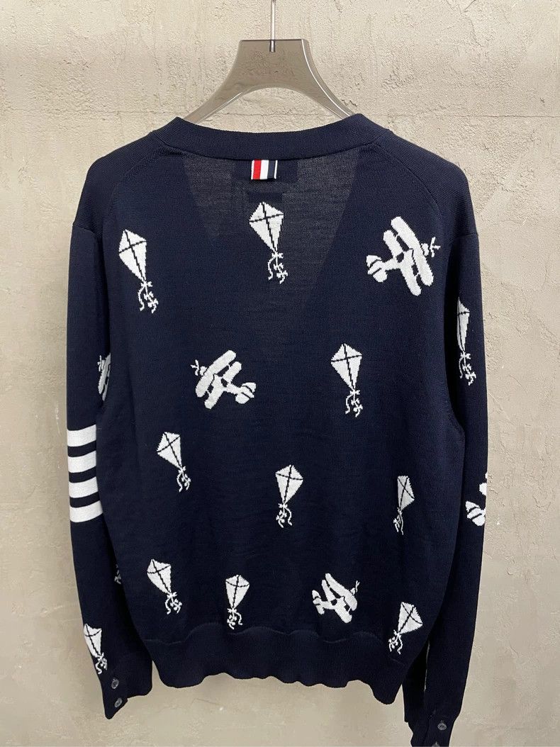 Thom Browne Thom browne Size 2 Dark blue full-print kite airplane four Size M / US 6-8 / IT 42-44 - 4 Thumbnail