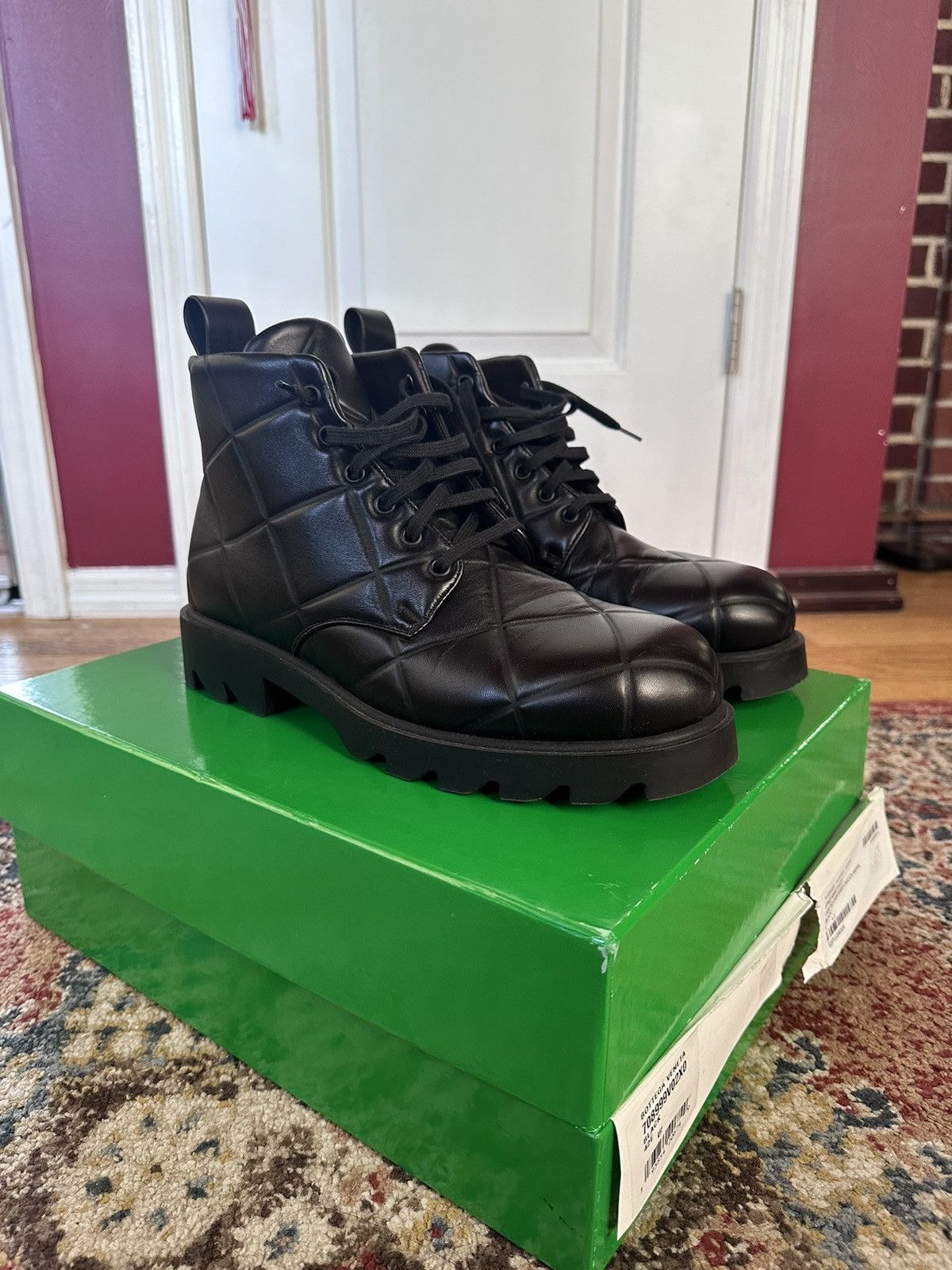 Bottega Veneta Quilted Strut Ankle Boot Size US 9 / EU 42 - 2 Thumbnail
