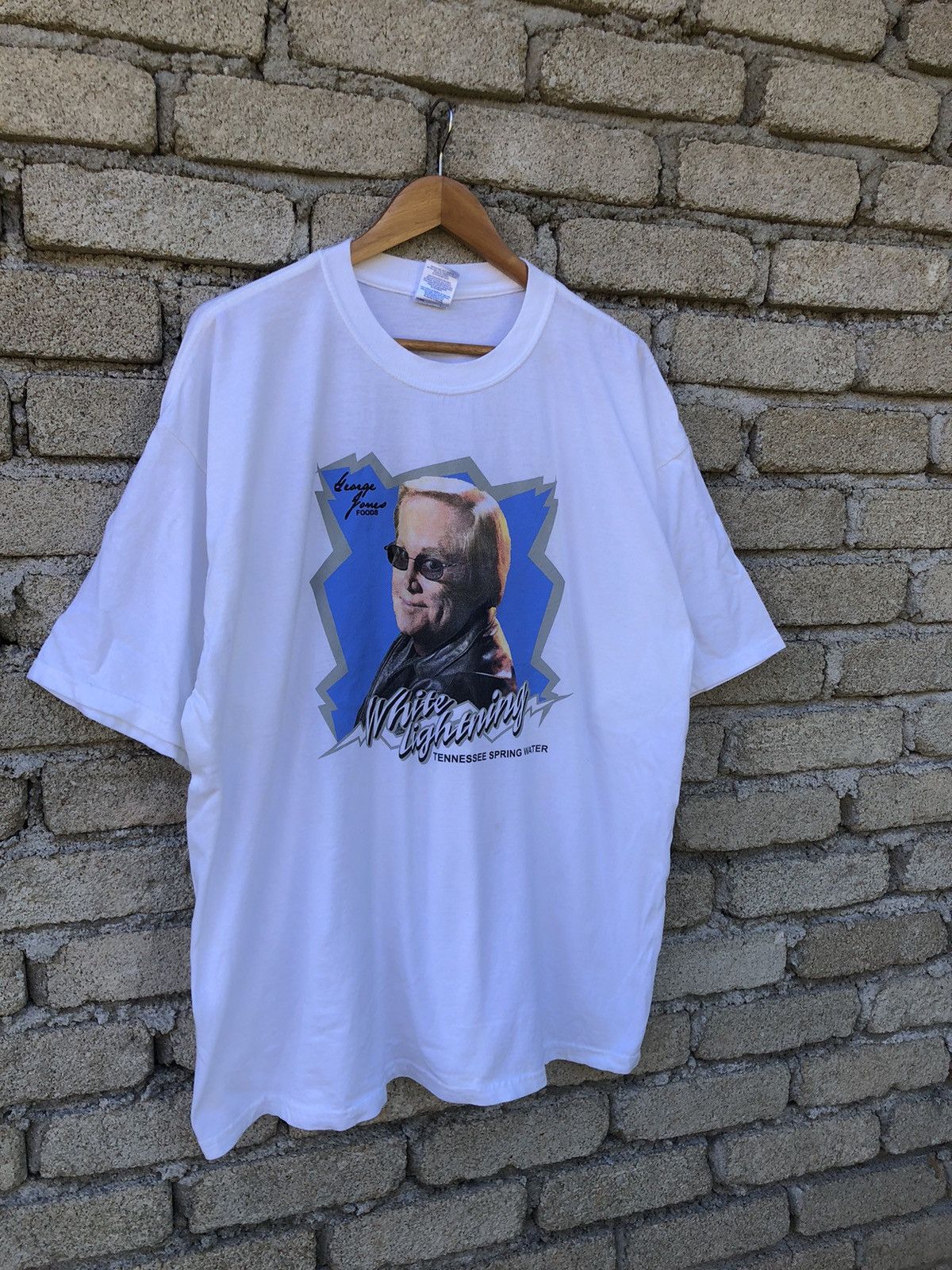 Vintage Vintage Y2K 2005 George Jones No Show Tour Concert Tee Size US XXL / EU 58 / 5 - 5 Thumbnail
