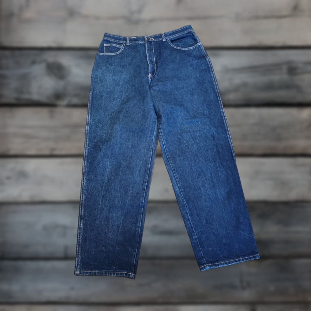Vintage VINTAGE JM Jeanswear Jeans Mens Relaxed Fit 36x30 Blue Cotton Jeanswear 90s Mens Jeans Size US 36 / EU 52 - 1 Thumbnail