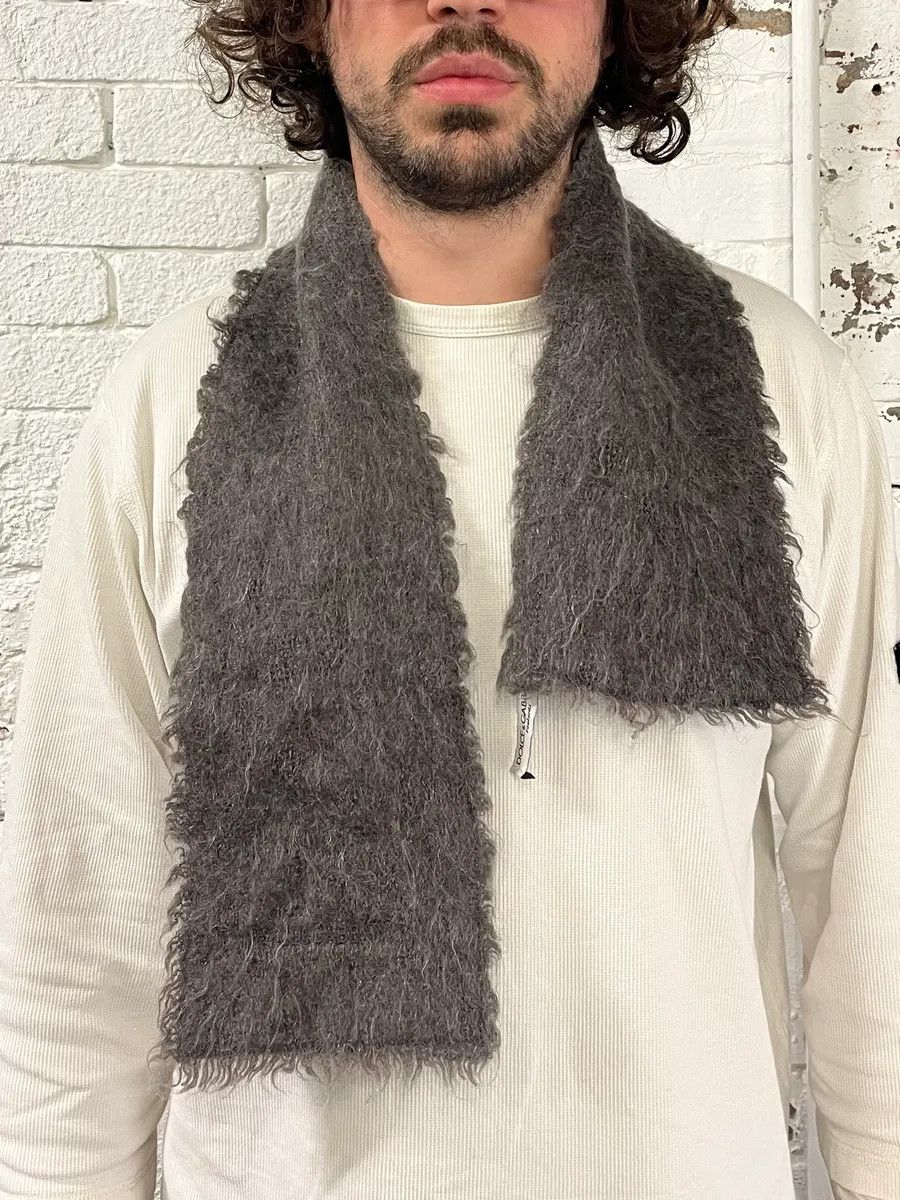Dolce & Gabbana 1990s Dolce & Gabbana Grey Cashmere & Silk Scarf Size ONE SIZE - 1 Thumbnail