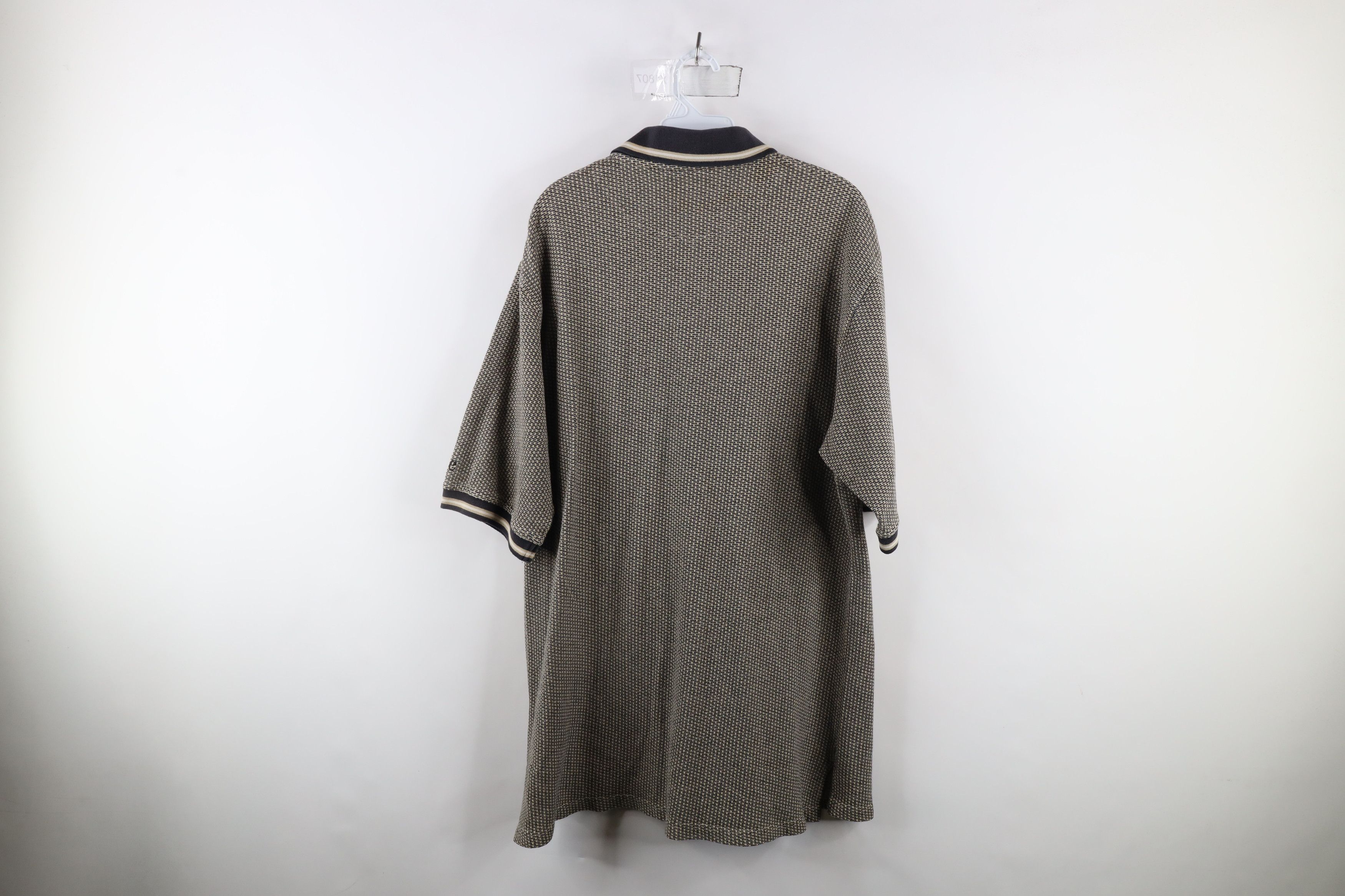 Vintage Vintage 90s Streetwear Geometric Collared Golf Polo Shirt Size US L / EU 52-54 / 3 - 6 Thumbnail