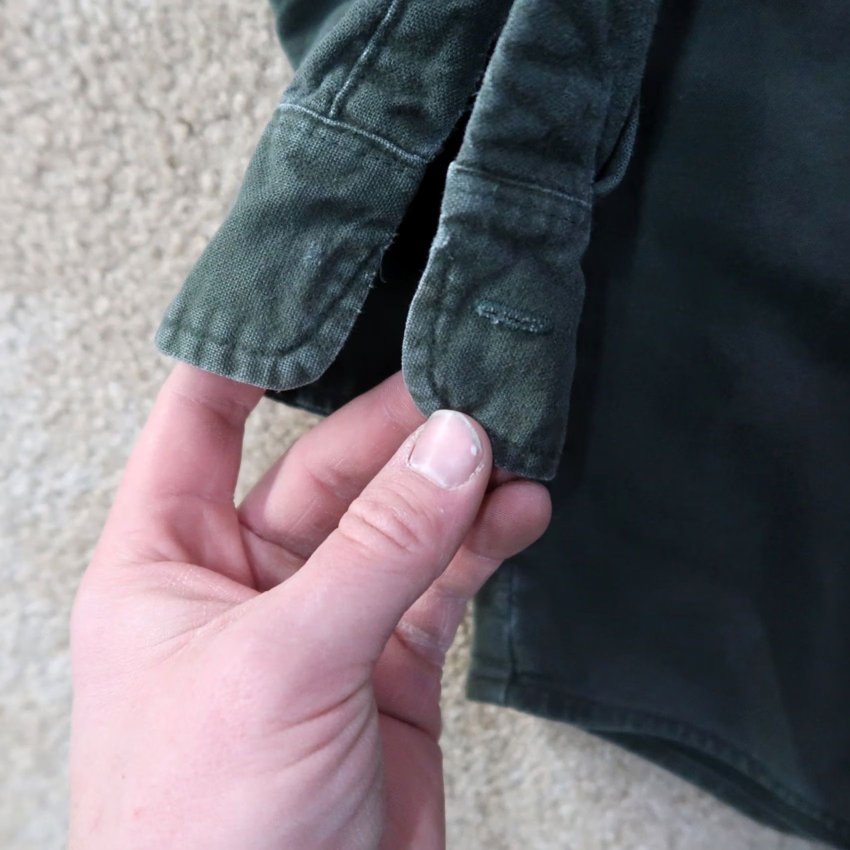Vintage VINTAGE OshKosh Flannel Shirt Men Large Green Long Sleeve Button Front Shirt Size US L / EU 52-54 / 3 - 4 Thumbnail