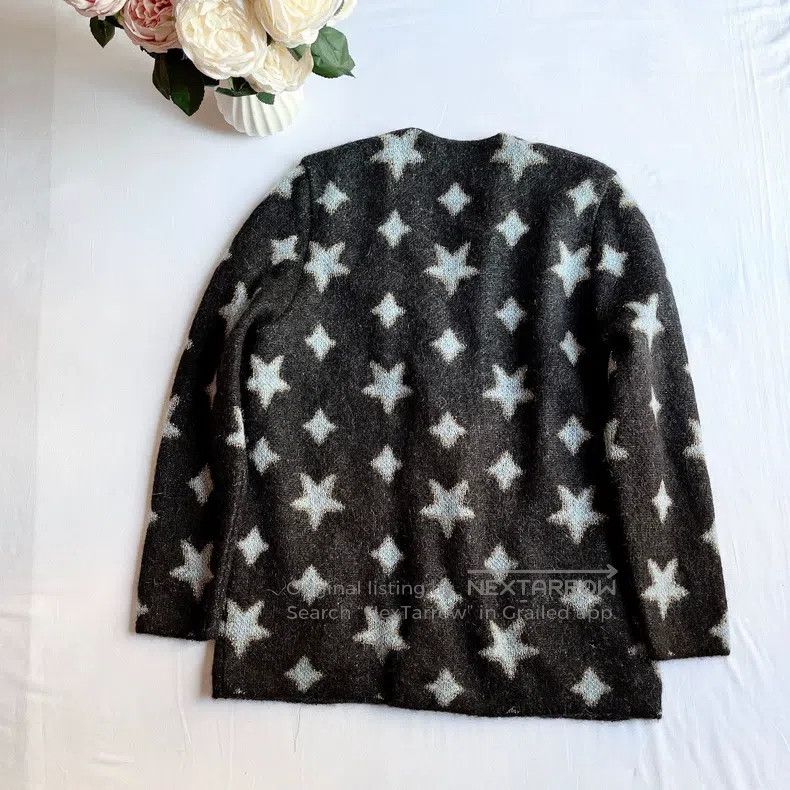 Saint Laurent Paris Saint Laurent Paris Star Knit Cardigan XL Size US XL / EU 56 / 4 - 2 Thumbnail