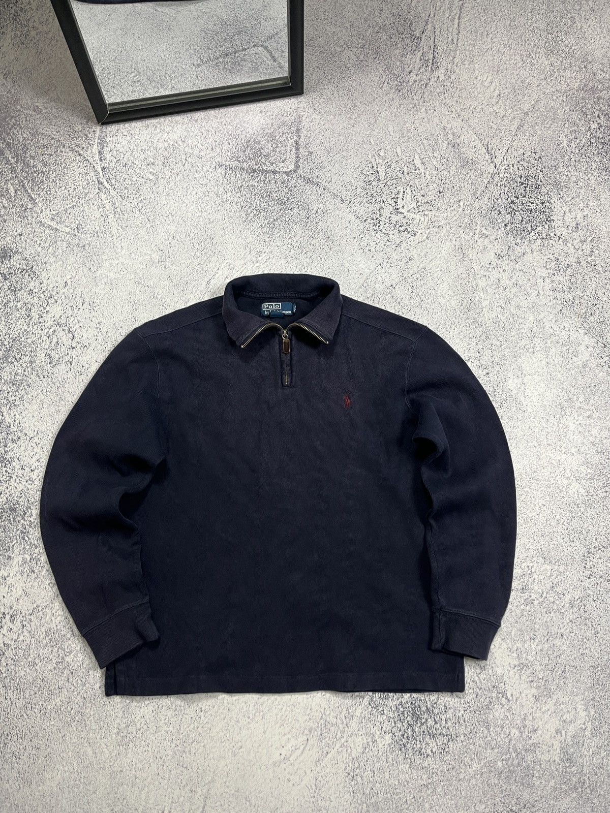Polo Ralph Lauren Vintage Polo Ralph Lauren 1/4 Zip Knit Old Money Sweater Size US M / EU 48-50 / 2 - 1 Thumbnail