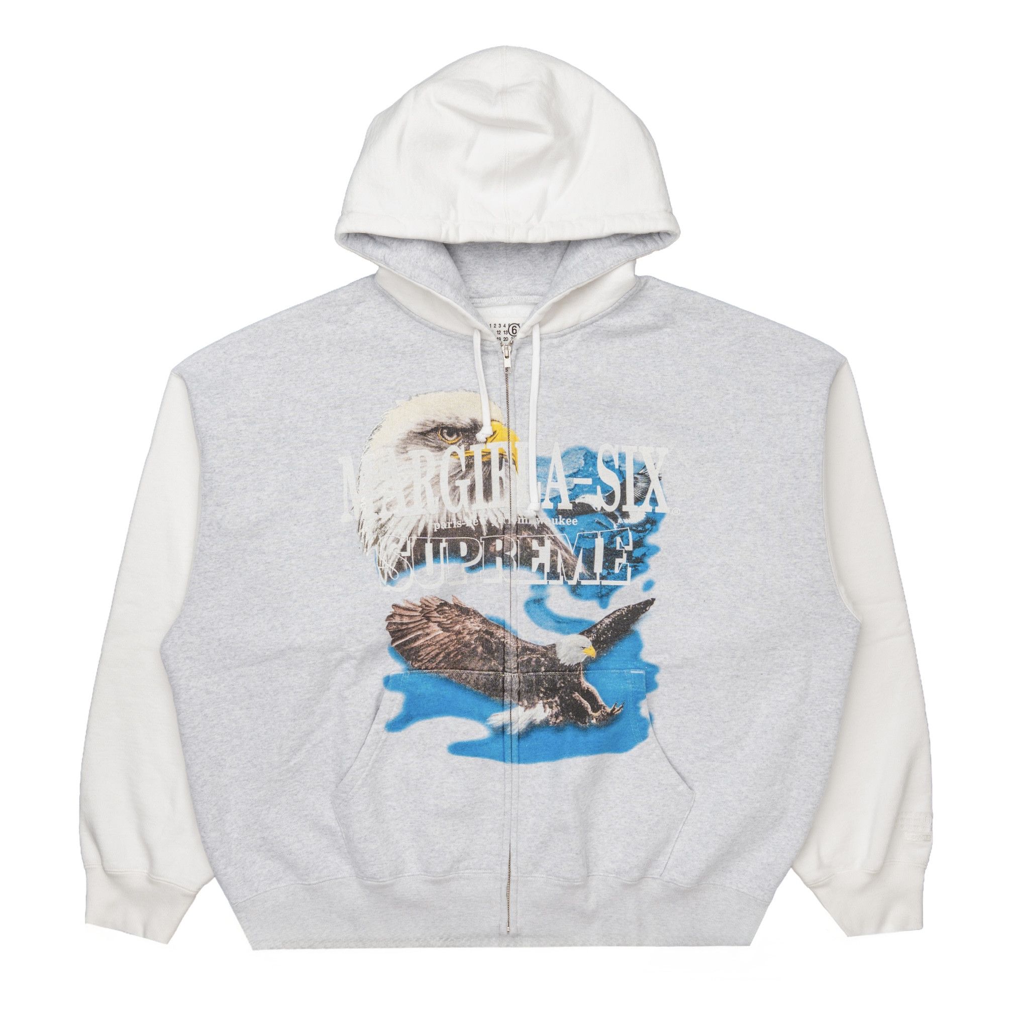 パーカー 2014SS Supreme/ANTIHERO ZipUp S H.Grey Antihero × Supreme SS14 Supreme x Anti- Hero Zip- Up Hoodie (Grey