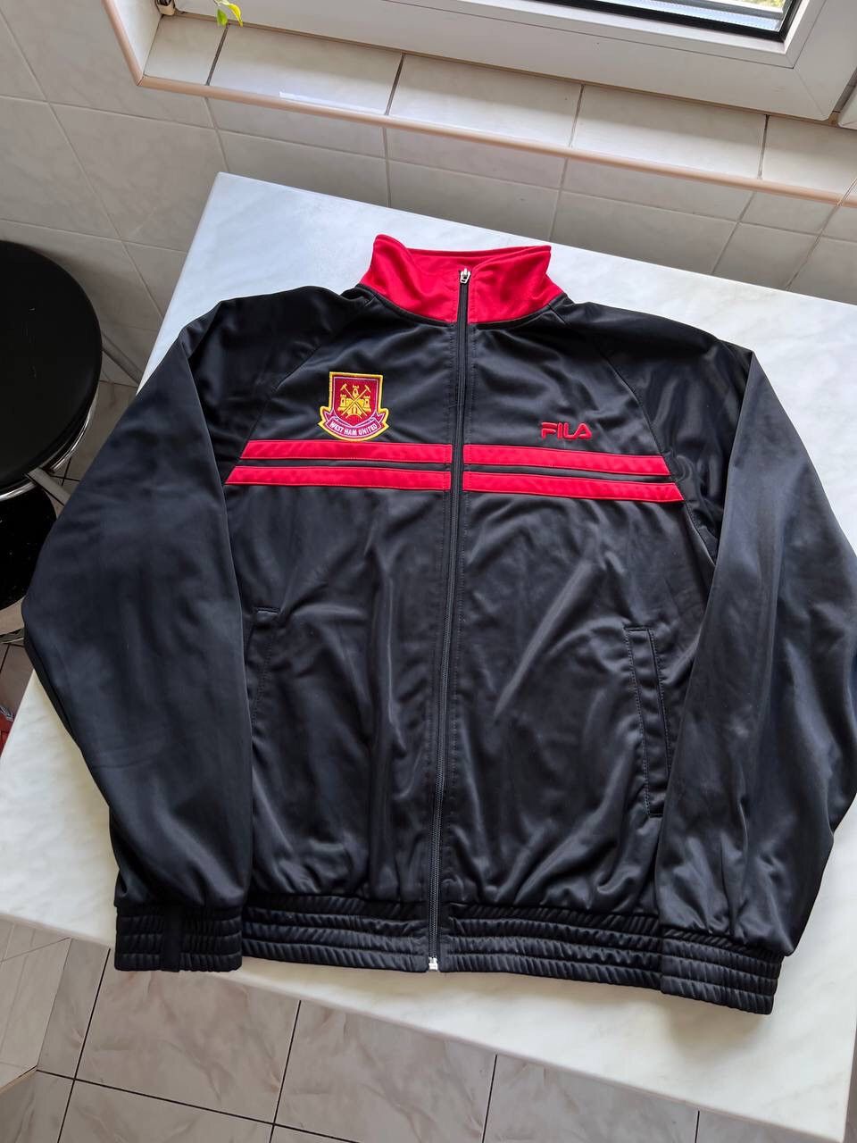 Fila Vintage Fila West Ham United Zip Hoodie Jacket Football Size US L / EU 52-54 / 3 - 1 Thumbnail
