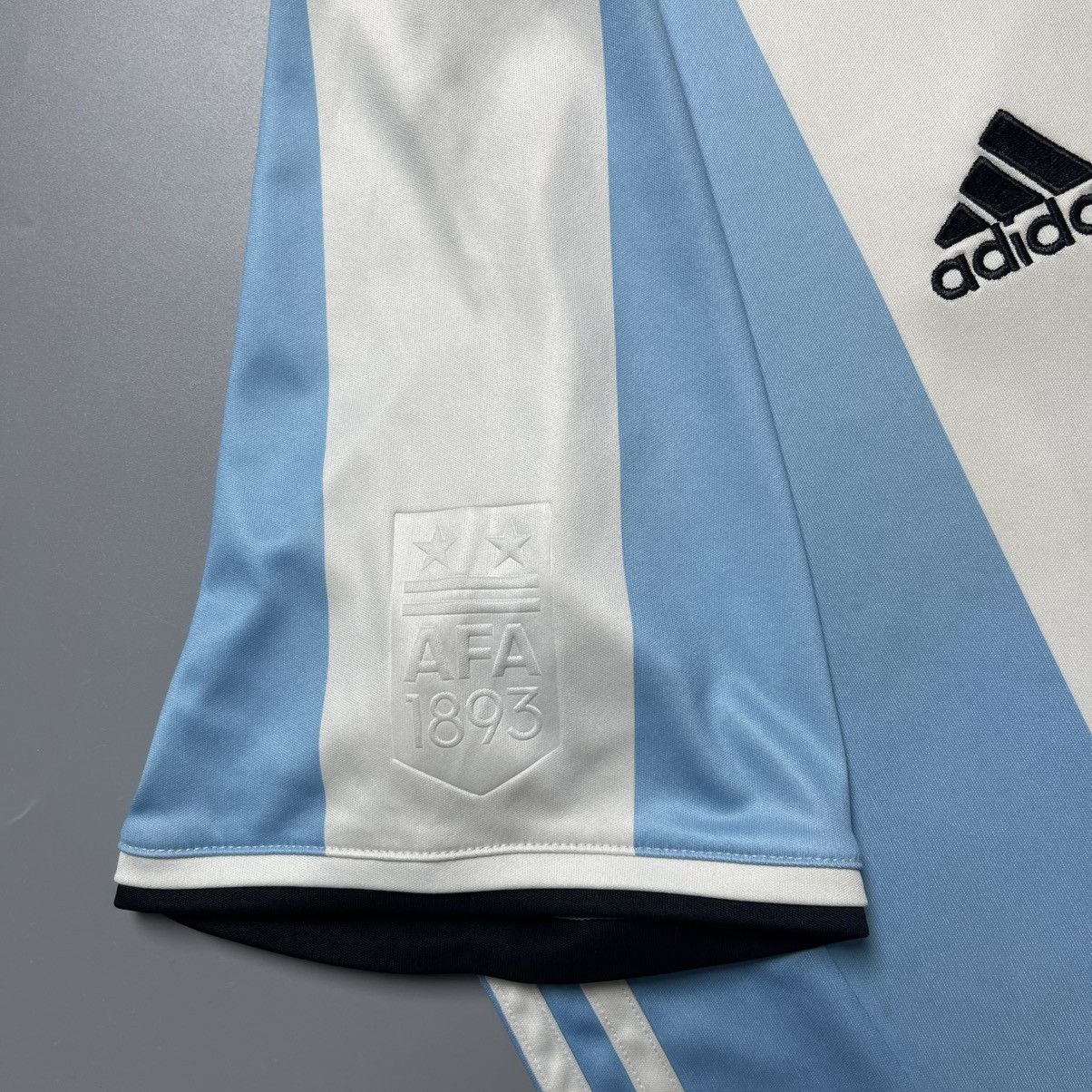 Adidas ARGENTINA ADIDAS 2016 COPA AMERICA FOOTBALL JERSEY #10 MESSI Size US L / EU 52-54 / 3 - 5 Thumbnail
