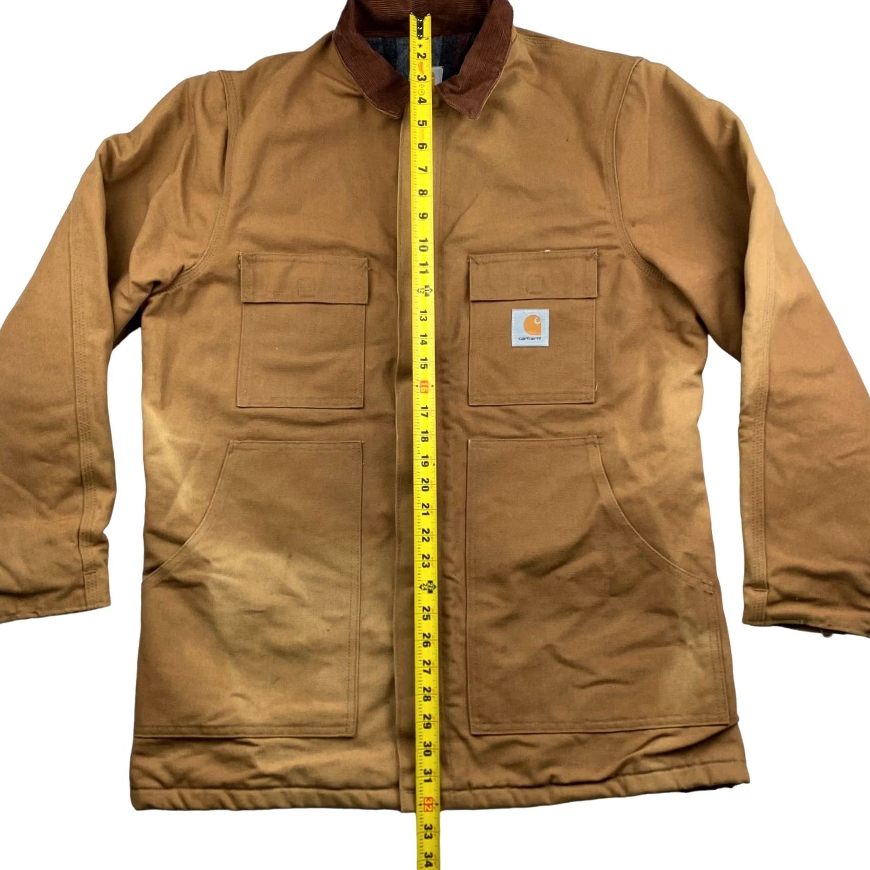 Carhartt VINTAGE Carhartt Men's Detroit Blanket Liner Duck Canvas Jacket Khaki/Tan Size 42 Size US XS / EU 42 / 0 - 7 Thumbnail