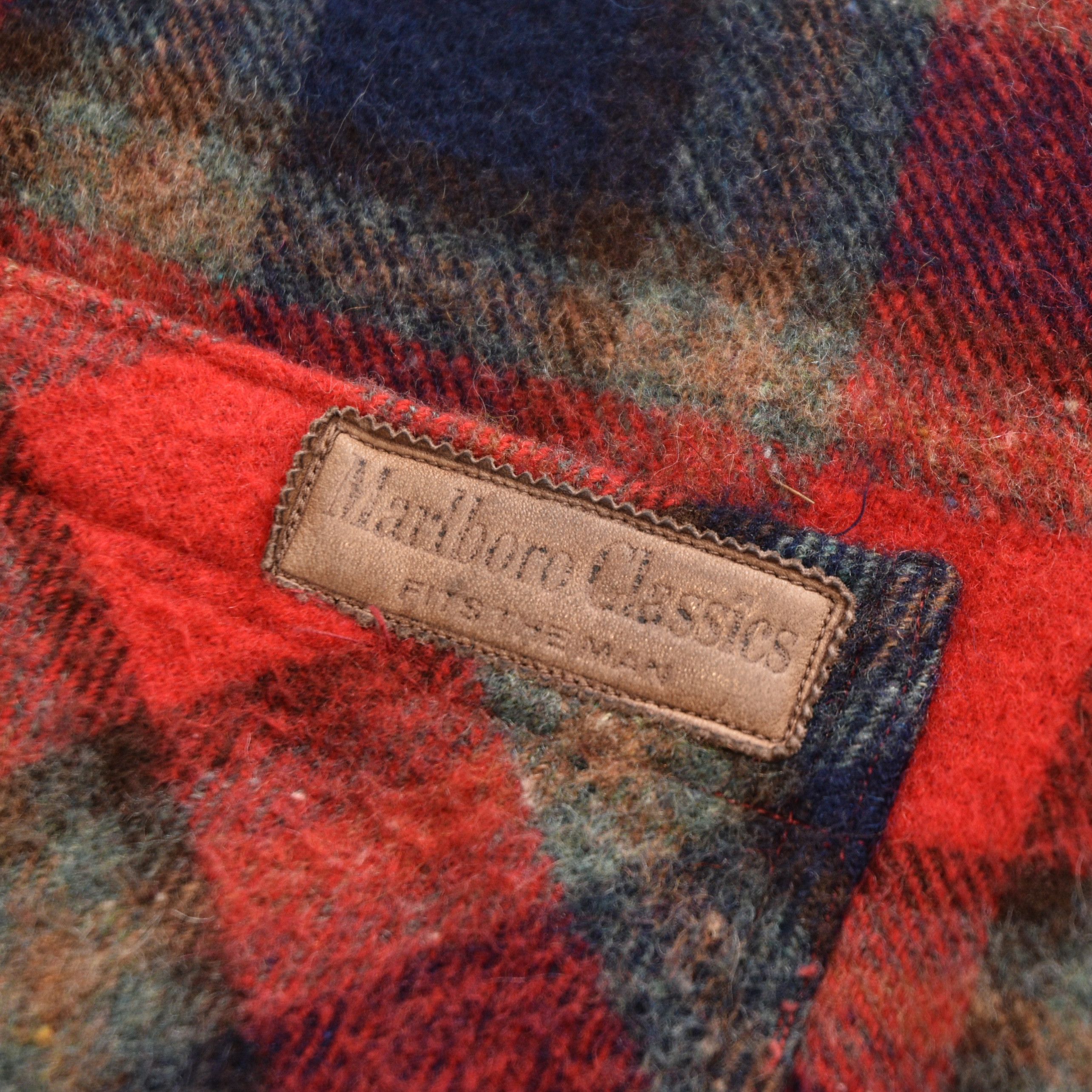 Marlboro Classics MARLBORO CLASSICS Wool Flannel Shirt Plaid Western XL-L Size US XL / EU 56 / 4 - 9 Thumbnail