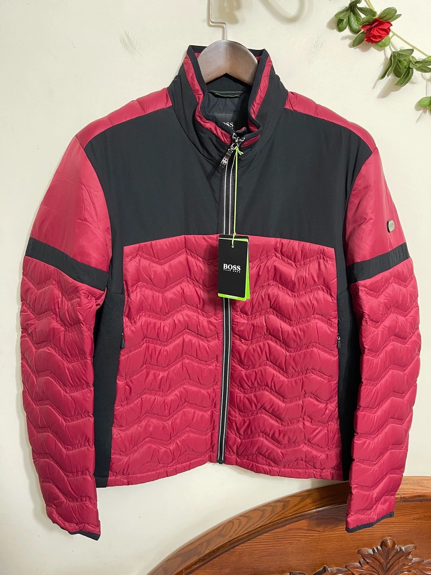 Hugo Boss Multi-Color Quilted Light Jacket - XL Size US XXS / EU 40 - 1 Thumbnail