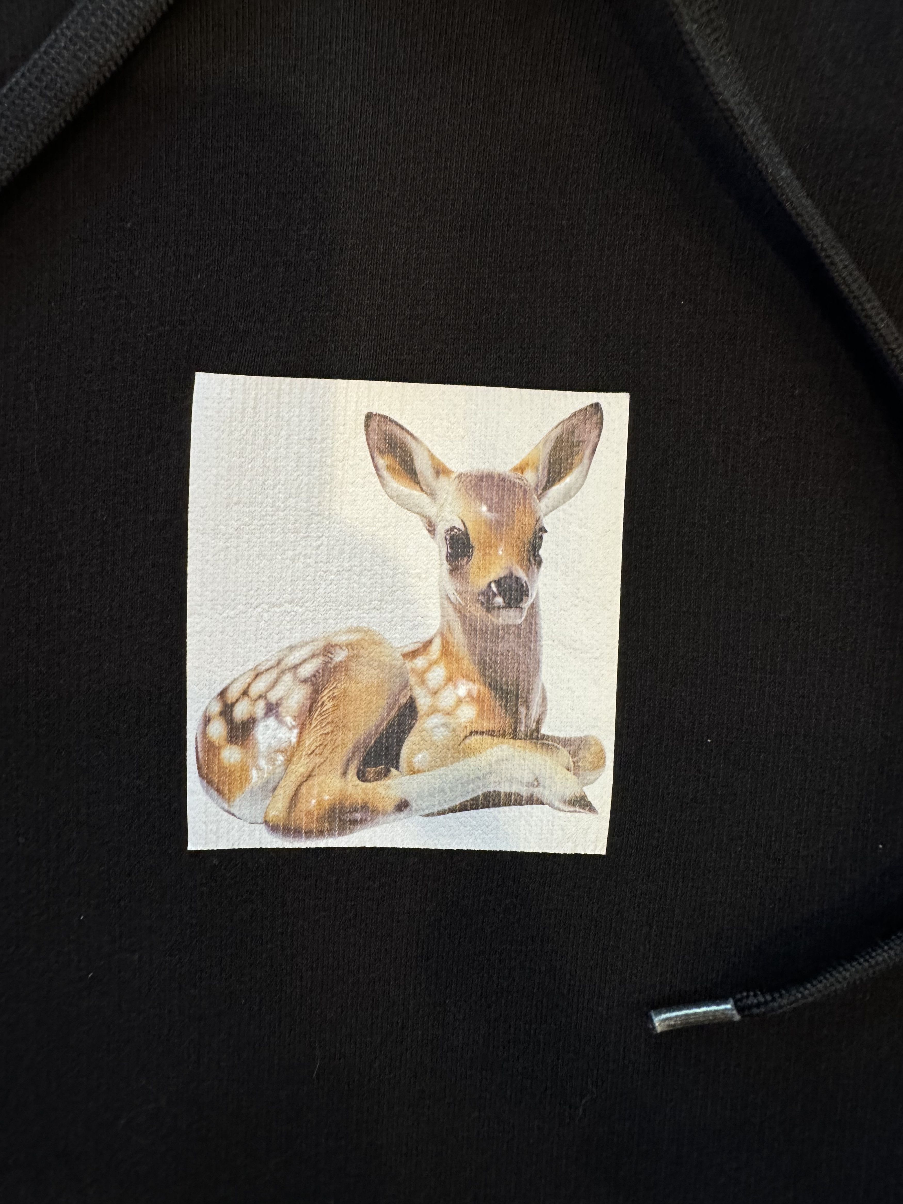 Burberry × Designer Burberry Deer Print Oversized Hoodie Black Size US XL / EU 56 / 4 - 3 Thumbnail