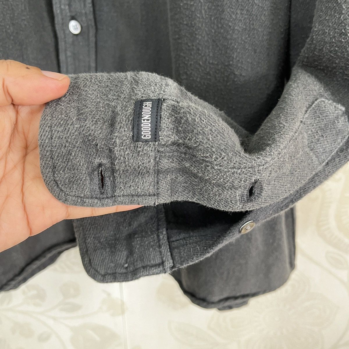 GOODENOUGH × Vintage Vintage Goodenough Faded Black Shirts Size US XL / EU 56 / 4 - 8 Thumbnail