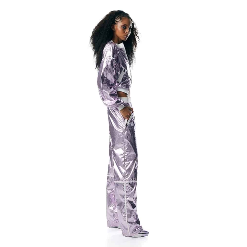 Tom Ford o1loc1c0924 PAW518 Laminated Nylon Track Pant in Purple Size 25" / US 0 / IT 36 - 3 Thumbnail