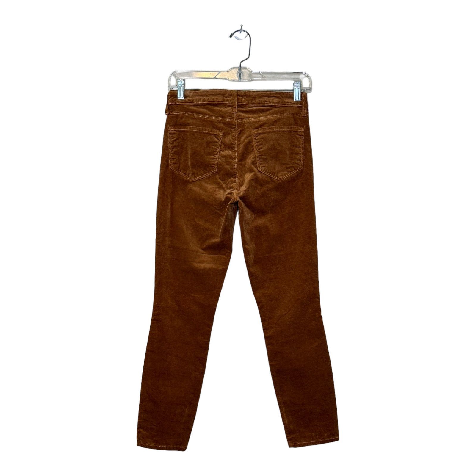 L'AGENCE L'Agence brown velvet skinny cropped jeans size 26-2 Size 26" / US 2 / IT 38 - 10 Thumbnail