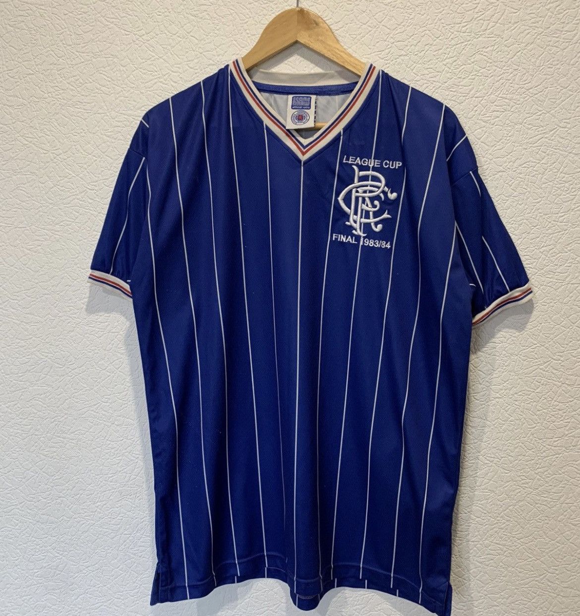 Vintage RANGERS VINTAGE SOCCER JERSEY 1983/1984 HOME KIT FOOTBALL Size US L / EU 52-54 / 3 - 1 Thumbnail