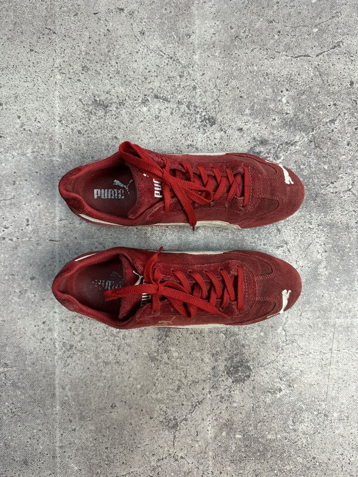 Puma Archival 🔥 Puma Speedcat Vintage Leather Suede Shoes Red Y2K Size US 10 / EU 43 - 5 Thumbnail