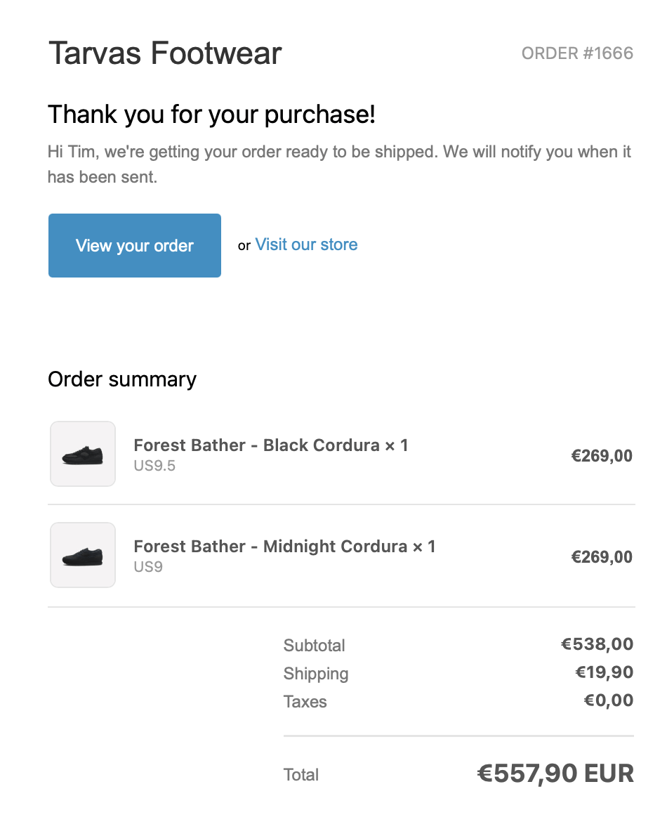 Tarvas Forest Bather Black Cordura Size US 9 / EU 42 - 9 Thumbnail