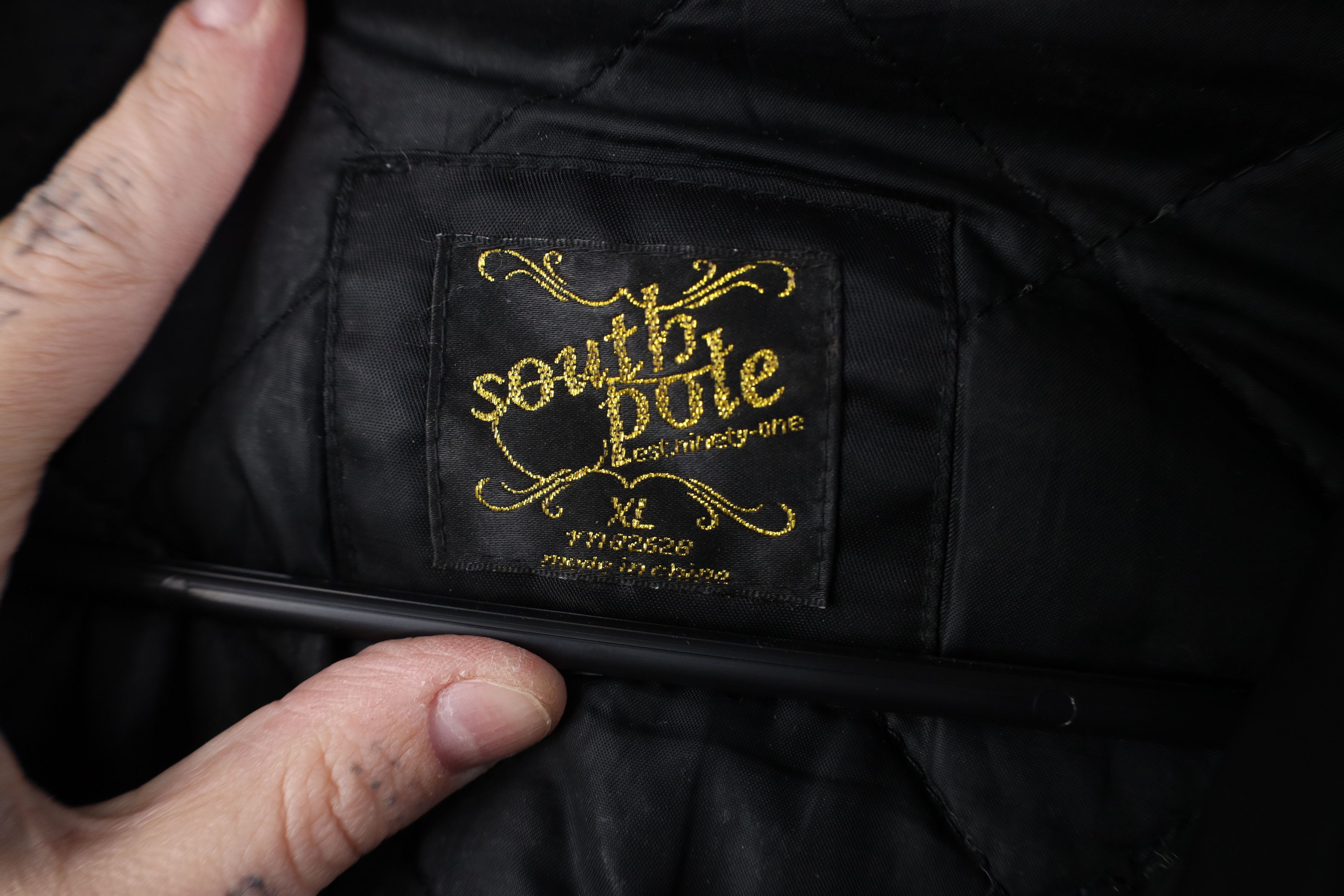 Southpole Vintage 90s Y2K Southpole Caped Hood Babydoll Jacket Black Size XL / US 12-14 / IT 48-50 - 9 Thumbnail