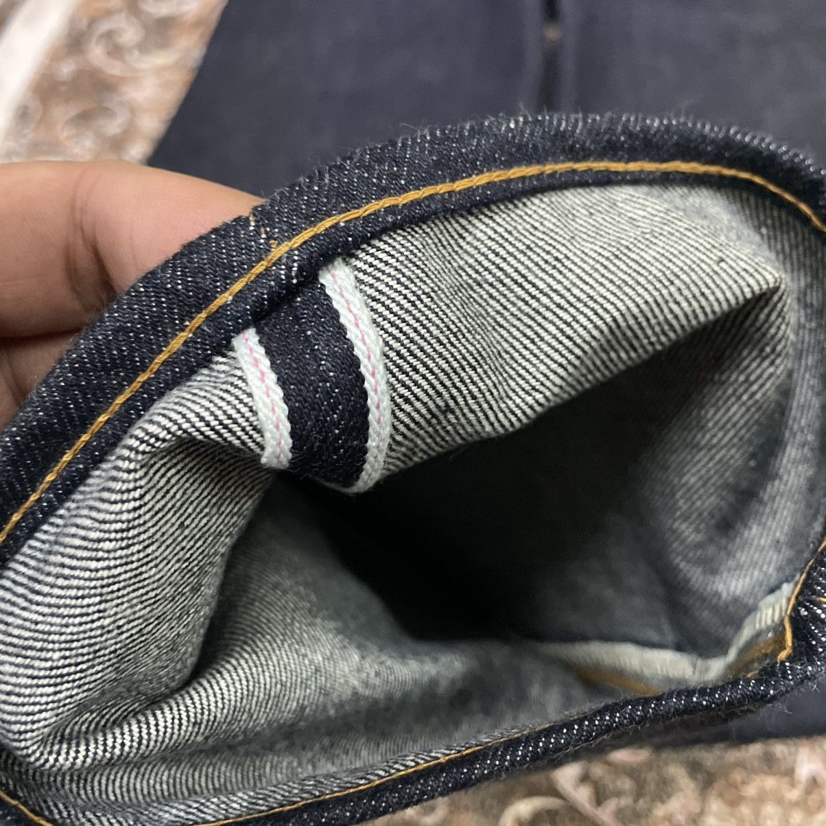 The Real McCoy's 🔥🇯🇵NOS Unworm Joe Mc Coy Stoned Washed Selvedge Denim Jeans Size US 32 / EU 48 - 8 Thumbnail
