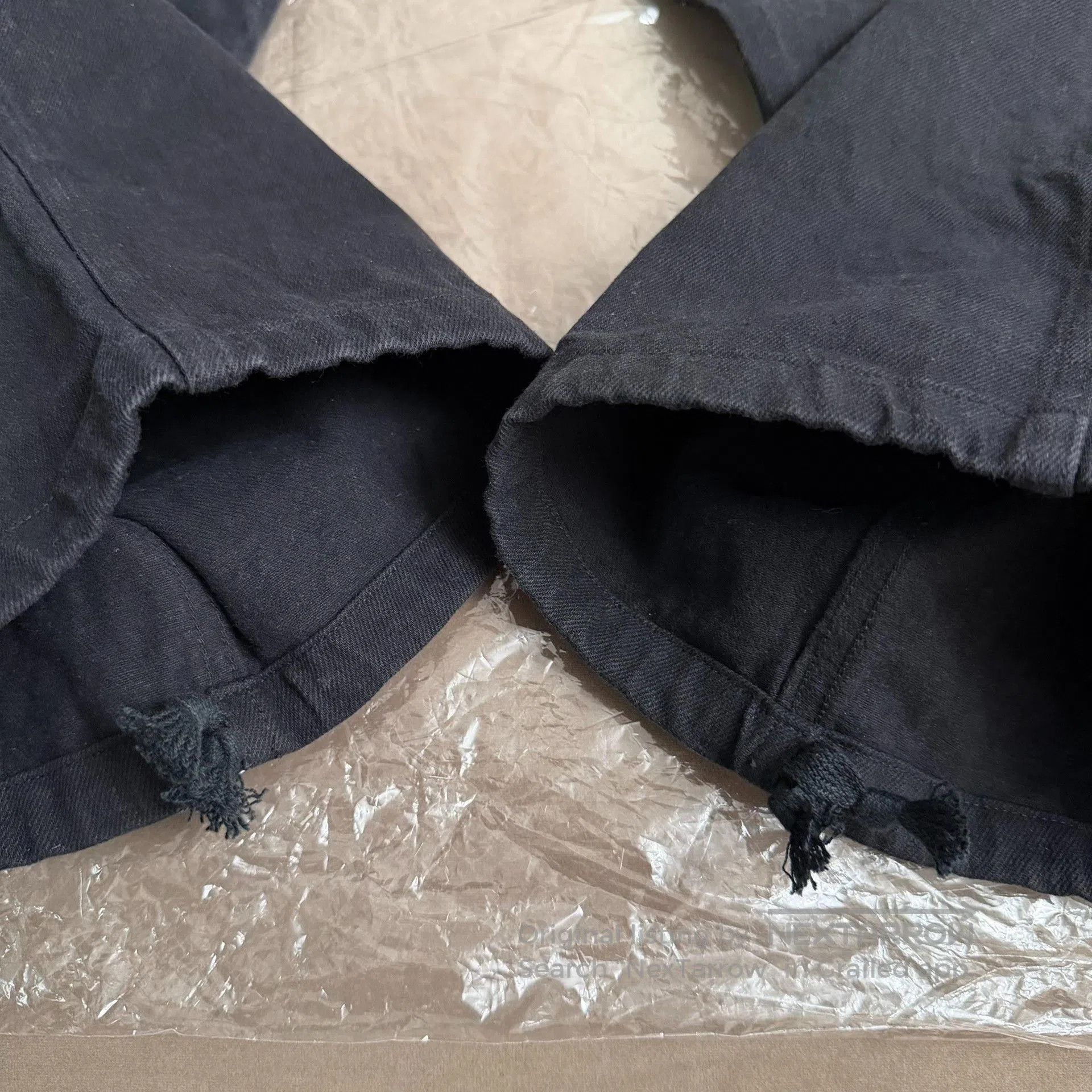 Comoli COMOLI 25SS Black Drill 6P Pants. Size US 26 / EU 42 - 4 Thumbnail