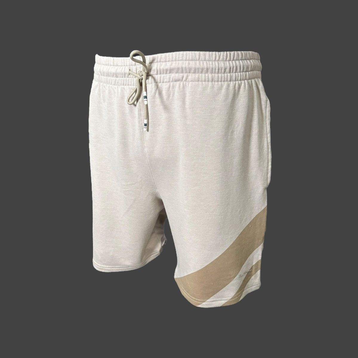 Ben Sherman Ben Sherman Sport Men’s Beige Terry Knit Comfort Shorts Sz L Size US 34 / EU 50 - 4 Thumbnail