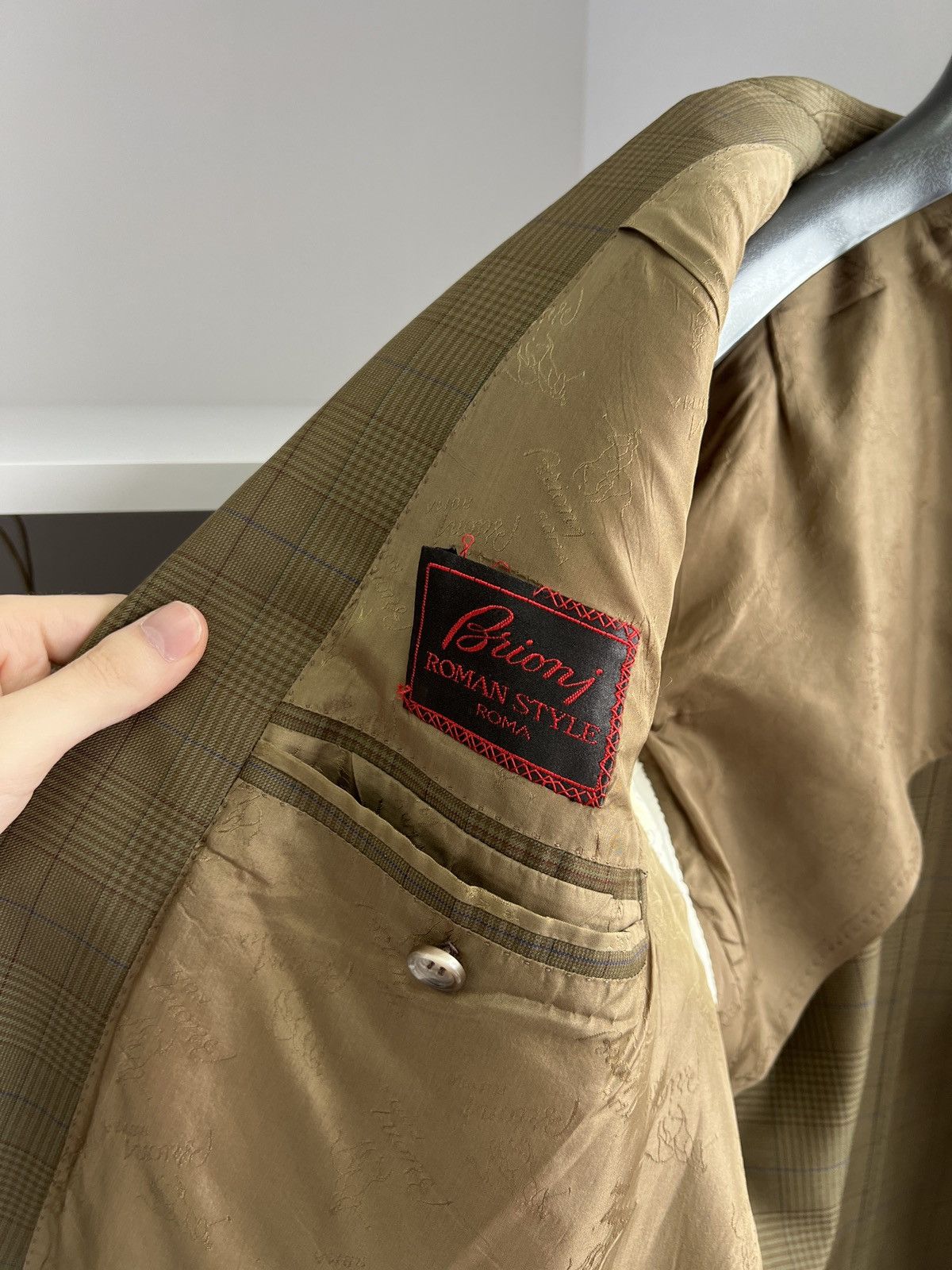 Brioni × Vintage Vintage Brioni Luxury Old Money Style Blazer Size 46R - 7 Thumbnail