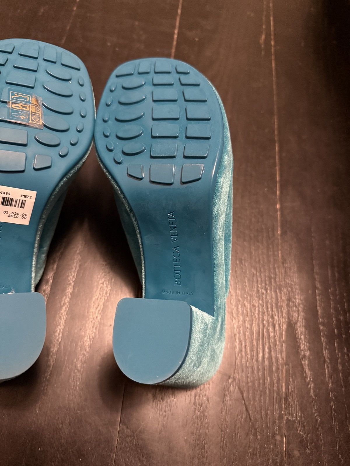 Bottega Veneta Gleam Velvet Sandals Size US 7 / IT 37 - 5 Thumbnail