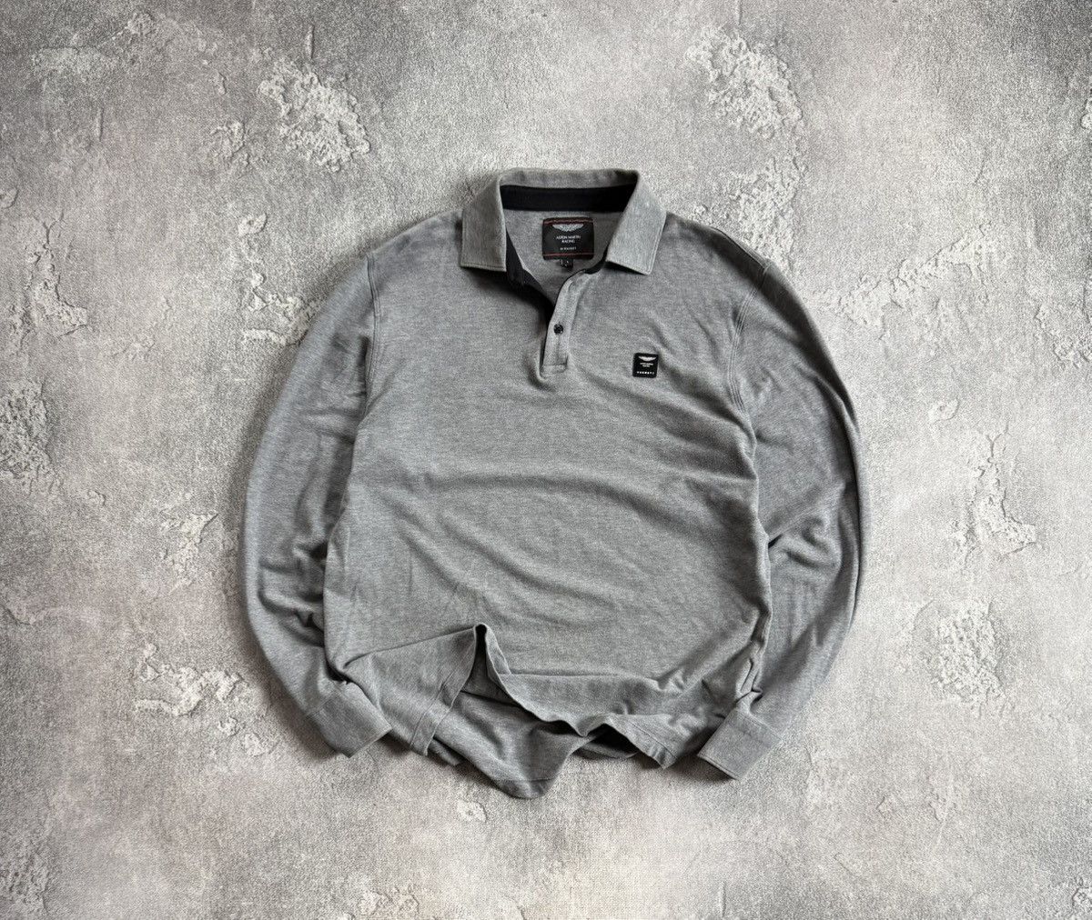 Hackett Aston Martin by Hackett L polo long sleeve jumper pullover Size US L / EU 52-54 / 3 - 1 Thumbnail