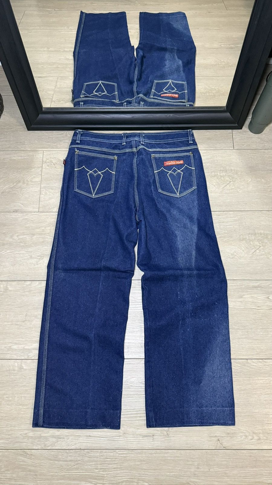 Miss Me Y2K 2000s JeanJer-Jeans Straight Legged Baggy Denim Jeans Size 33" - 1 Thumbnail